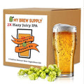 My Brew Supply 2X Hazy Juicy Double IPA Extract Kit | Pale, Wheat, & Pilsen Dry Malt Extract, Corn Sugar | Flaked Oats, Caramel, & Honey Grain | Citra, El Dorado, Columbus, & Mosaic Hops | BRY-97 Yeast | 5G Yield