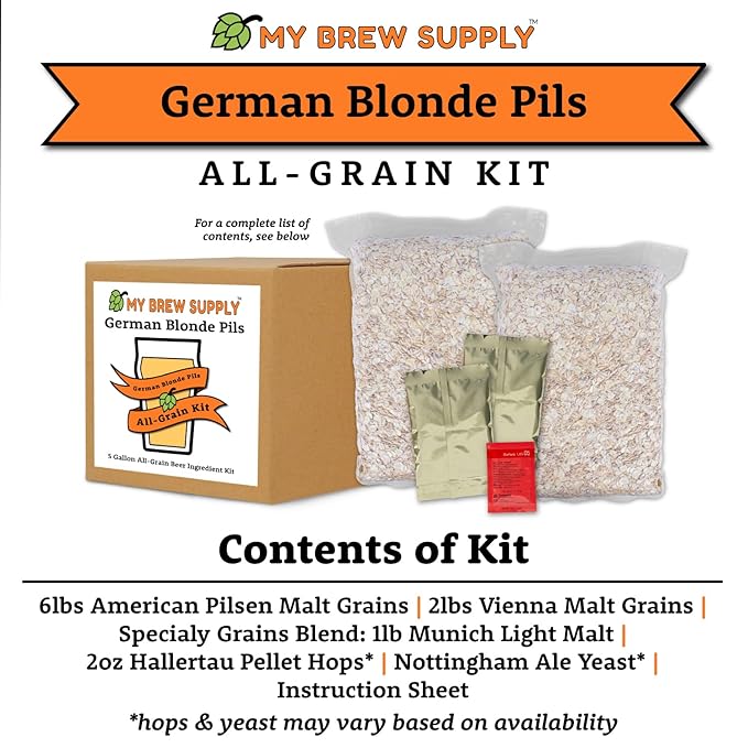 The German Blonde Pils ingredients list: