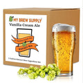 My Brew Supply Vanilla Cream Ale Extract Kit | Pale & Golden Light Dry Malt Extract | Corn Sugar | Natural Vanilla Flavoring | Willamette Pellet Hops | Fermentis Safale Yeast | 5 Gallon Yield