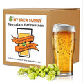 My Brew Supply Bavarian Hefeweizen Beer Extract Kit | Bavarian Wheat Dry Malt Extract | German Hallertau Mittelfruh Pellet Hops | Fermentis WB-06 Yeast | Priming Sugar | Bottle Caps | 5 Gallon Yield