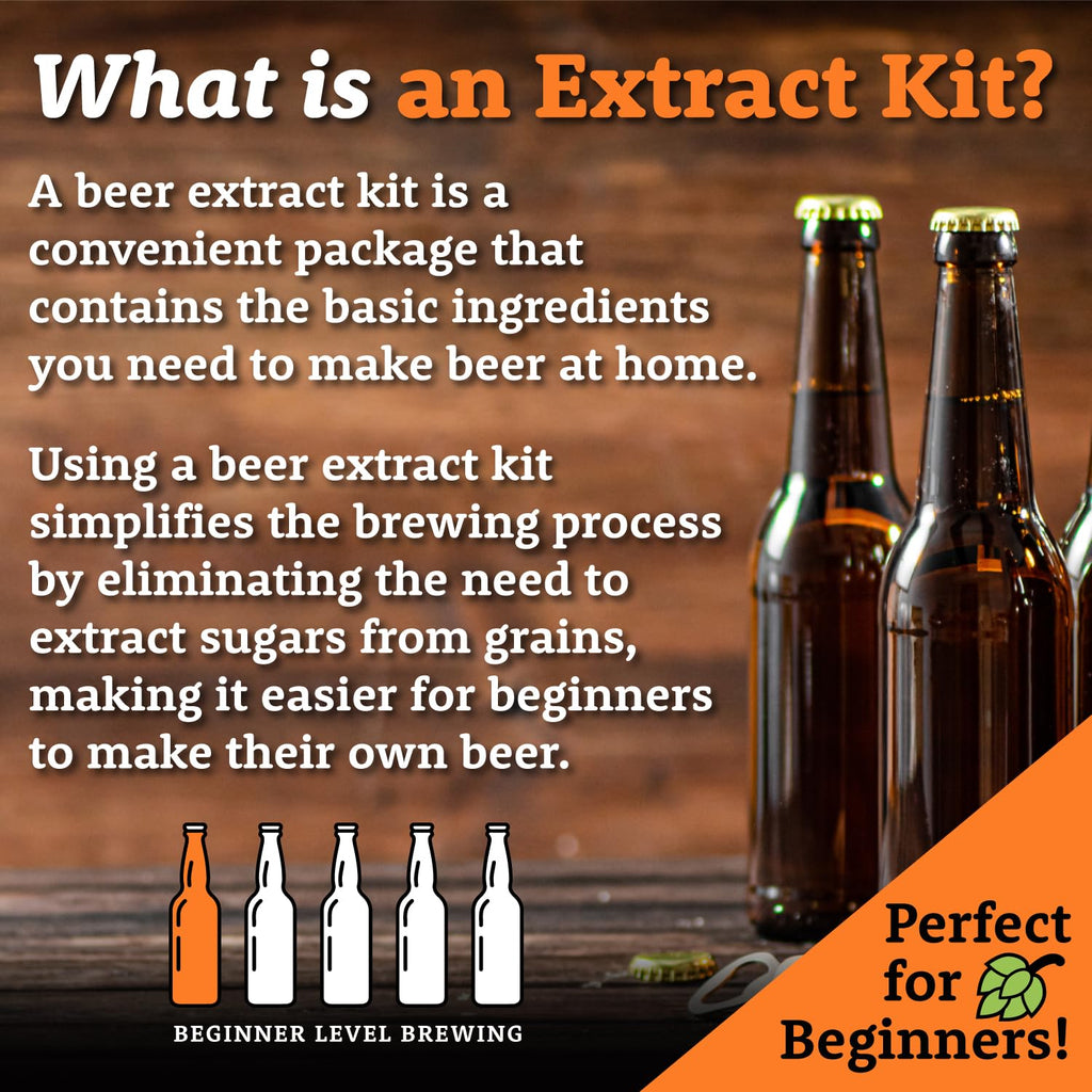 American Light Liquid Malt Extract Beer Brewing Kit – 5 Gallon Crisp Easy-Drinking Homebrew