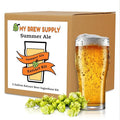 My Brew Supply Summer Ale Extract Kit | Golden Light, Wheat, & Pilsen Dry Malt Extract | Bitter Orange & Lemon Peel | Carapils Grain | Cascade Pellet Hops | Fermentis Safale Yeast | 5G Yield