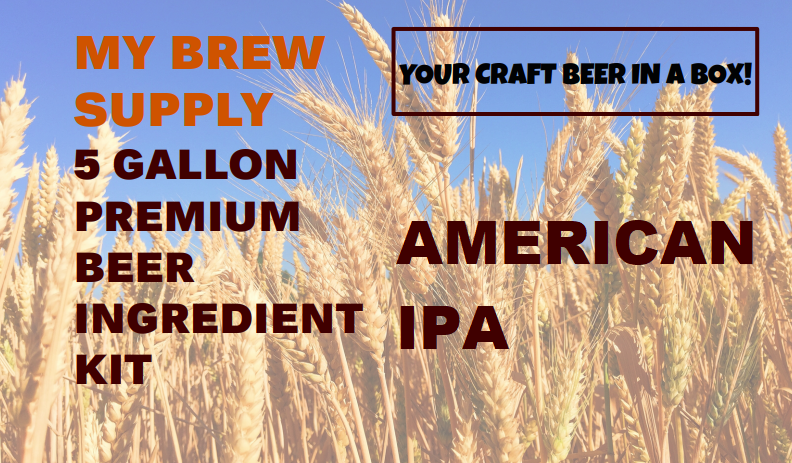 American IPA My Brew Supply All Grain Advanced 5 gallon beer ingredient kit