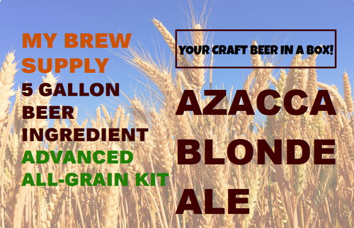 Azacca Blonde Ale My Brew Supply All Grain Advanced 5 gallon beer ingredient kit