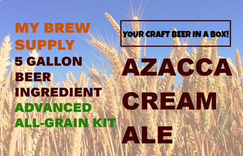 Azacca Cream Ale My Brew Supply All Grain Advanced 5 gallon beer ingredient kit