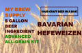 Bavarian Hefeweizen My Brew Supply All Grain Advanced 5 gallon beer ingredient kit