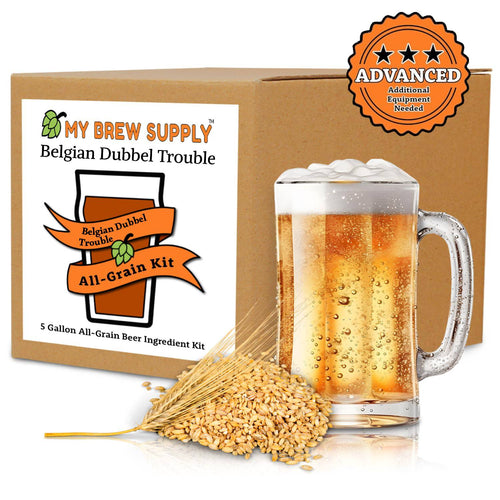 Belgian Dubbel Trouble My Brew Supply All Grain Advanced 5 gallon beer ingredient kit