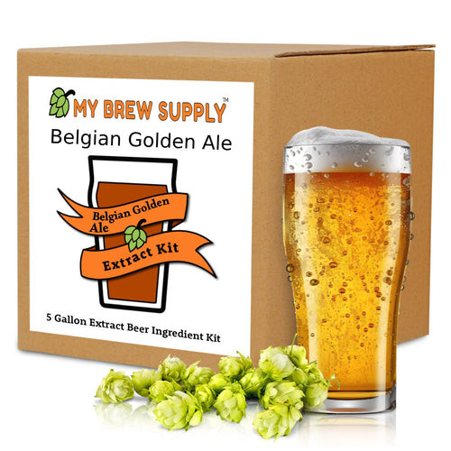 Belgian Golden Ale My Brew Supply Premium 5 gallon beer ingredient kit