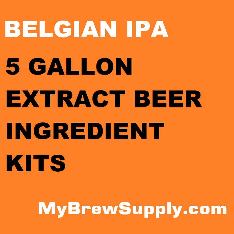 Belgian IPA My Brew Supply Premium 5 gallon beer ingredient kit