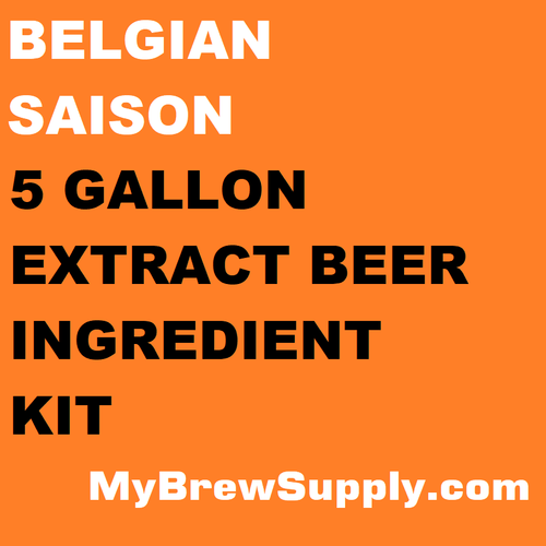 Belgian Saison My Brew Supply Premium 5 gallon beer ingredient kit