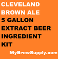Cleveland Brown Ale My Brew Supply Premium 5 gallon beer ingredient kit