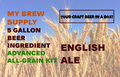 English Ale My Brew Supply All Grain Advanced 5 gallon beer ingredient kit