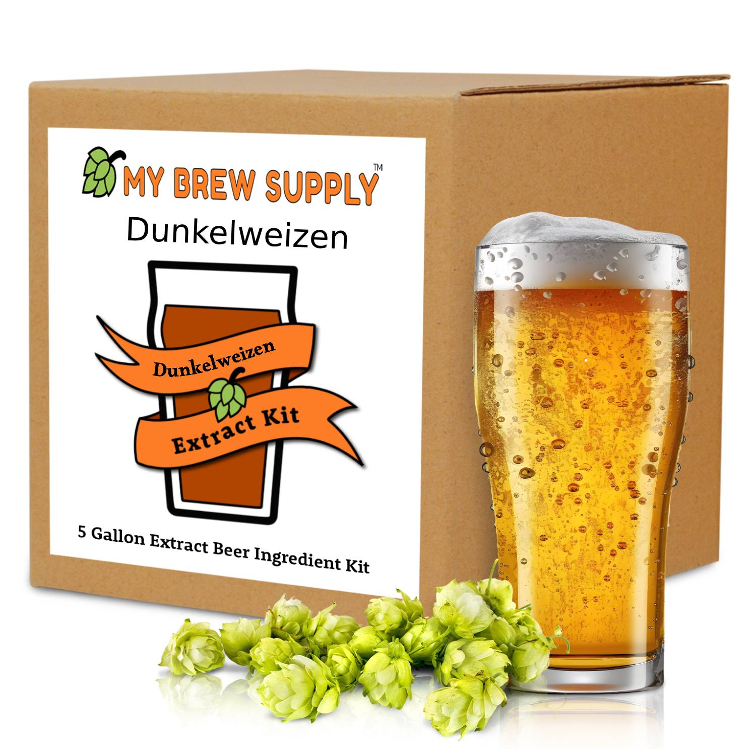 Dunkelweizen My Brew Supply Premium 5 gallon beer ingredient kit
