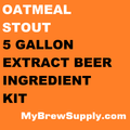 Oatmeal Stout My Brew Supply Premium 5 gallon beer ingredient kit
