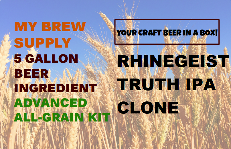 Truth IPA Clone by My Brew Supply beer ingredient kit makes 5 gal All Grain Advanced