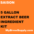 Saison My Brew Supply Premium 5 gallon beer ingredient kit