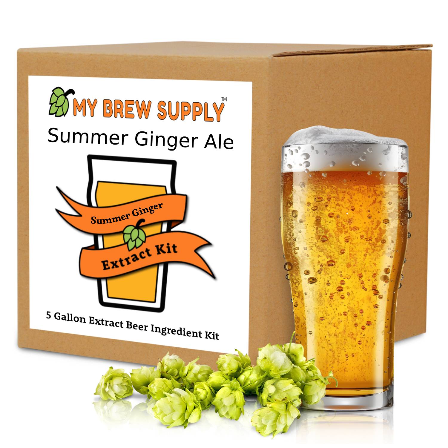 Summer Ginger Ale from My Brew Supply Extract 5 gallon beer ingredient kit