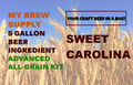 Sweet Carolina My Brew Supply All Grain Advanced 5 gallon beer ingredient kit