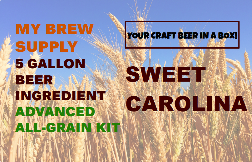 Sweet Carolina My Brew Supply All Grain Advanced 5 gallon beer ingredient kit