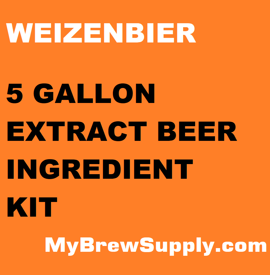 Weizenbier My Brew Supply Premium 5 gallon beer ingredient kit